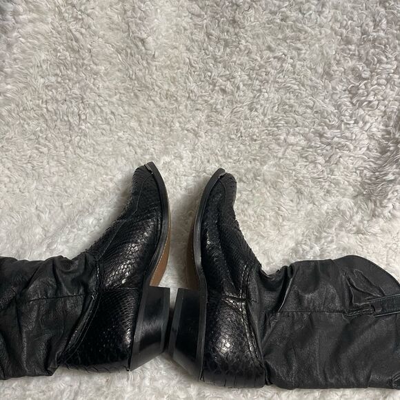 Code West men’s cowboy Boots leather Black &
snake skin print Size9.5 - Picture 7 of 13